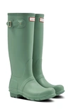 Hunter Original Tall'rain Boot In Sage Skipper