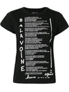 AGNÈS B. LYRICS-PRINT COTTON T-SHIRT