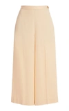 VINCE CREPE WIDE-LEG CULOTTE PANTS