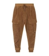 DOLCE & GABBANA CORDUROY CARGO TROUSERS,16122084