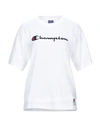 Champion T-shirts In White