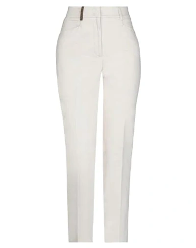 Peserico Pants In Light Grey