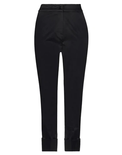 Jijil Woman Pants Black Size 6 Cotton, Elastane