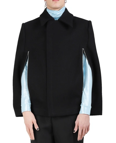 Raf Simons Black Cape