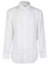 BRIONI WHITE LINEN SHIRT,SCCA0L PZ1149000