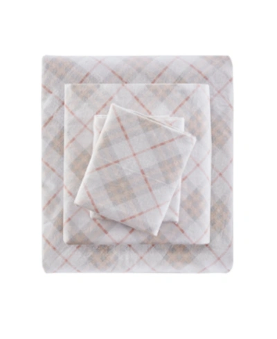 SLEEP PHILOSOPHY NOVELTY PRINTED COTTON FLANNEL 3-PC. SHEET SET, TWIN XL
