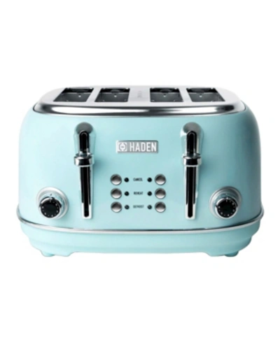 Haden Heritage 4-slice Stainless Steel Toaster In Sapphire