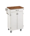 HOME STYLES CUISINE CART WITH OAK TOP