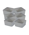 Simplify Organizing Set, 6 Piece In Gray
