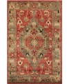 Nourison Tahoe Ta01 Rust 5'6" X 8'6" Area Rug In Rust