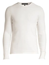 Rag & Bone Men's Davis Crewneck Sweater In Ivory