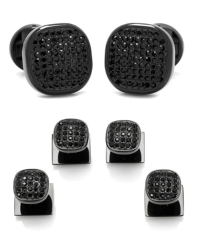 Ox & Bull Trading Co. Men's Cufflink And Stud Set In Black