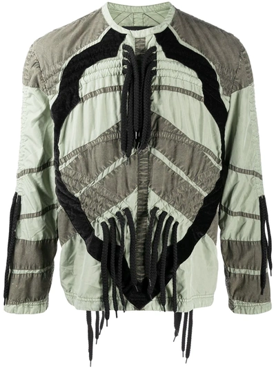 Craig Green Rope-detail Panelled Sweatshirt In Green | ModeSens
