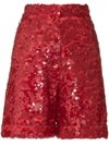 ANOUKI SEQUIN EMBROIDERED SHORTS