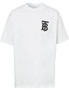 BURBERRY OVERSIZED MONOGRAM MOTIF T-SHIRT