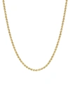 ZOË CHICCO WOMEN'S HEAVY METAL 14K YELLOW GOLD MEDIUM ROPE CHAIN NECKLACE,400013345846