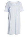 HANRO WOMEN'S COTTON DELUXE SHORT-SLEEVE GOWN,0477483282665