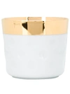 Fürstenberg Gilded Rim Cup In White