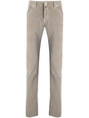 JACOB COHEN CORDUROY STRAIGHT-LEG TROUSERS