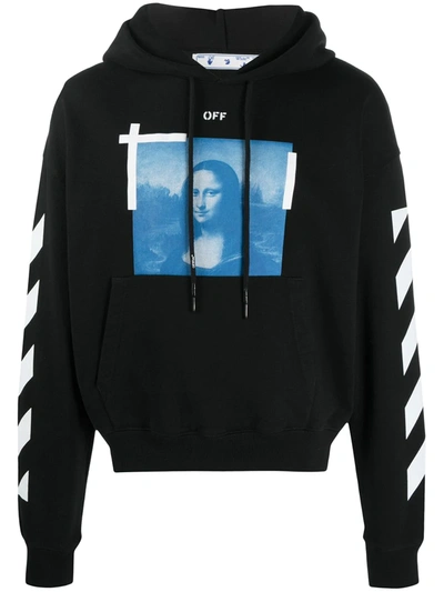 Off-white 照片印花连帽卫衣 In Black