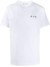OFF-WHITE LOGO-EMBROIDERED COTTON T-SHIRT