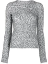 Mrz Long-sleeve Knit Jumper In White