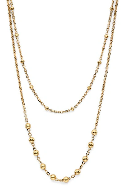 Ajoa Lala Layered Chain Necklace In Gold