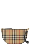 BURBERRY OLYMPIA VINTAGE CHECK SHOULDER BAG,8043405