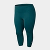 Nike Women's One Crop Training Tights (plus Size) In Green