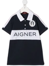 AIGNER LOGO印花POLO衫