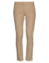 Grey Daniele Alessandrini Pants In Camel