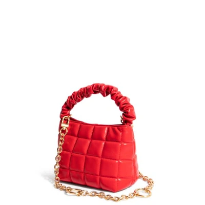 House Of Want How We Brunch Vegan Leather Mini Tote In Red