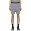 ESSENTIALS GREY JERSEY LOUNGE SHORTS