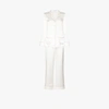Olivia Von Halle Coco Silk-satin Pajama Set In Weiss