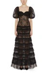 AMOTEA BLACK LACE FRANCIS DRESS,11628269