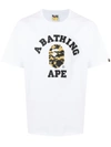 A BATHING APE LOGO-PRINT SHORT-SLEEVE T-SHIRT