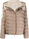 BRUNELLO CUCINELLI QUILTED HOODED SHORT JACKET