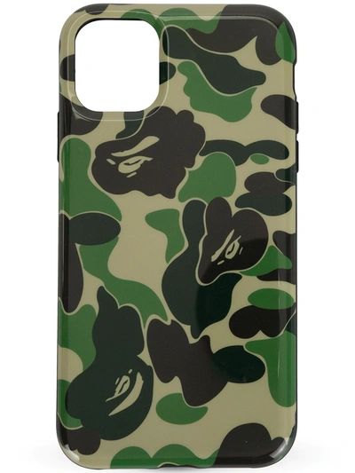A Bathing Ape Iphone Pro Printed Case In Green
