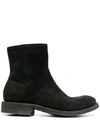 DEL CARLO LEATHER ANKLE BOOTS