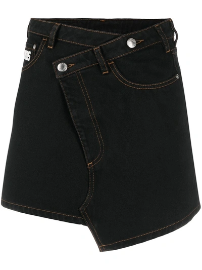 Gcds Deconstructed Mini Skirt In Black