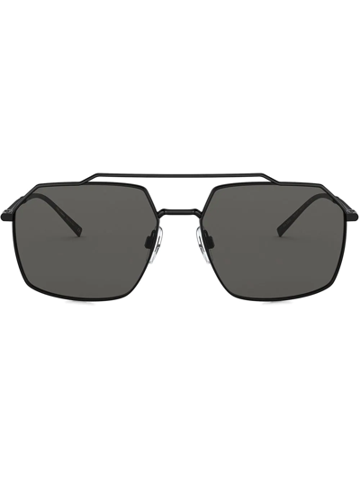 Dolce & Gabbana Pilot-frame Sunglasses In Black