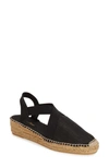 Toni Pons 'vic' Espadrille Slingback Sandal In Black Fabric