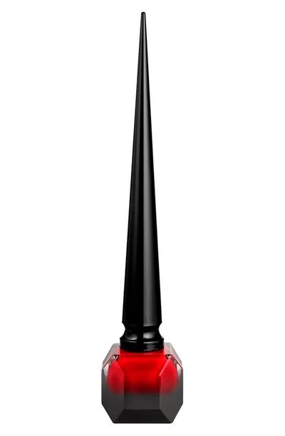 Christian Louboutin Rouge Louboutin Matte Nail Colour In Jamais Assez