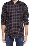 Fjall Raven Ovik Flannel Button-down Shirt In Navy