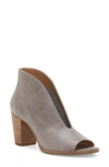 Lucky Brand Joal Bootie In Titanium Leather