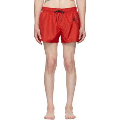 Versace Red Medusa Swim Shorts