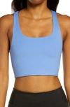 Girlfriend Collective Paloma Sports Bra In Periwinkle