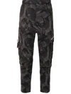 AAPE BY A BATHING APE CAMOUFLAGE PRINT CARGO TROUSERS