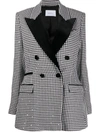 RACIL DOUBLE-BREASTED HOUNDSTOOTH JACKET