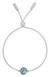 Dean Davidson Signature Knockout Pendant Bracelet In Blue Topaz/silver